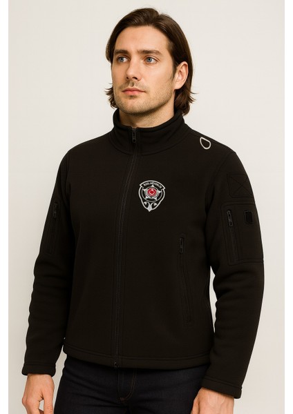 Erkek Nakış Işlemeli 5 Cepli Göğüsten Logolu Kışlık Güvenlik Poları fiyatları