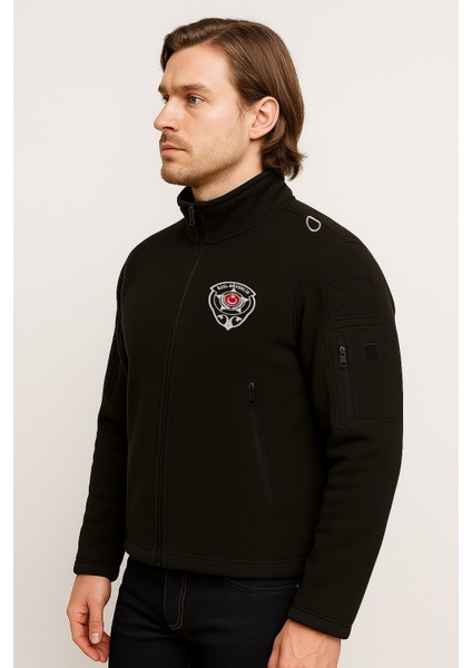 Erkek Nakış Işlemeli 5 Cepli Göğüsten Logolu Kışlık Güvenlik Poları modelleri