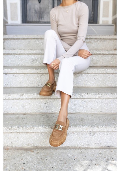 Dimata Kadin Taba Suet Oxford Ayakkabi fiyatları