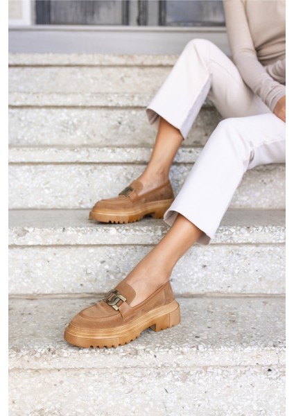 Dimata Kadin Taba Suet Oxford Ayakkabi fırsatları