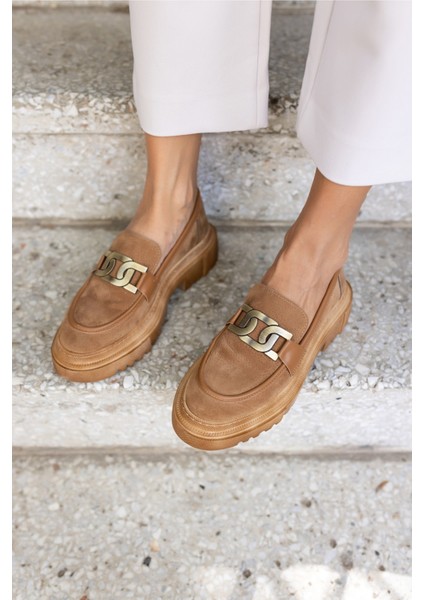 Dimata Kadin Taba Suet Oxford Ayakkabi indirimleri