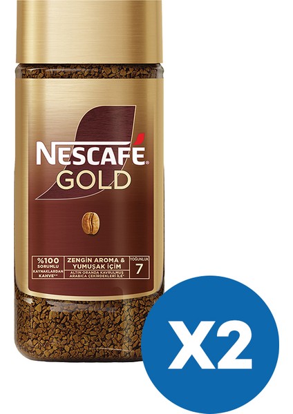 Gold Çözünebilir Kahve 100G Cam Kavanoz