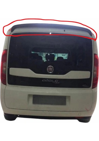 Fıat Doblo D3-D4 2015-2020 Fiber Spoiler (( 722 Bej Boyalı ))