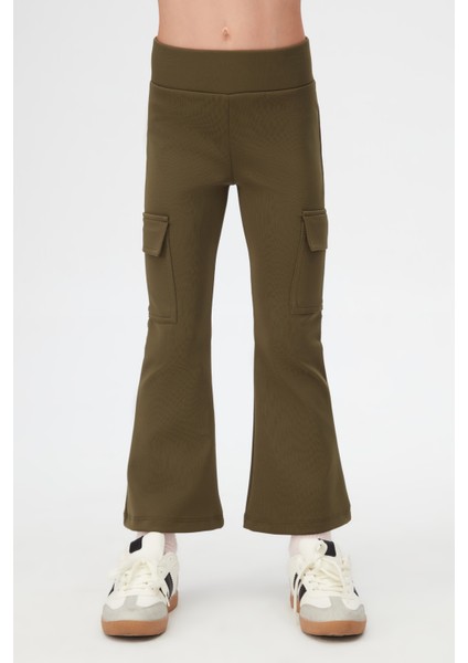 Kamuflaj Yeşil Kız Çocuk Skuba Kargo Cepli Pantolon fiyatları