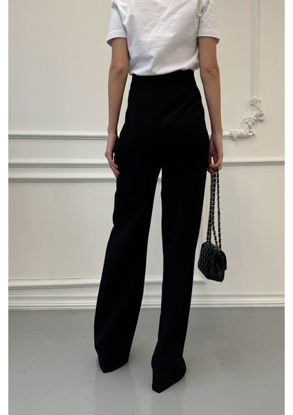 Blazer Kemer Tasarımlı Takım- Siyah