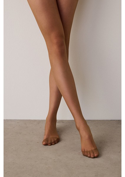 9'lu Eko Paket Fit 15 Parlak Ince Külotlu Çorap - Shıny Thın Pantyhose