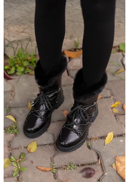 Kadın Siyah Rugan Linnest Bot indirimleri