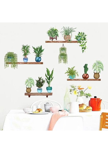 Mdb Tropikal Bitkiler Duvar Stickerı Model B modelleri