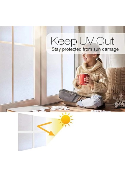 Mdb Uv Engelleyici Buzlu Cam Filmi 3 Metre x 45 Cm. modelleri