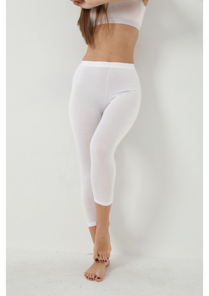 Bilek Üstü Kadın Tayt- Bilek Üstü Yoga - Fitness - Pilates - Spor - Koşu Taytı