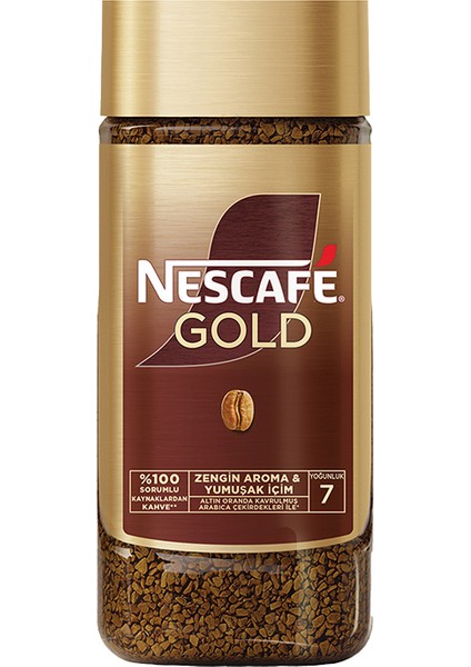Gold Çözünebilir Kahve 100G Cam Kavanoz
