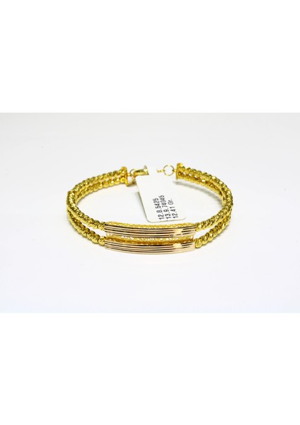 14 Ayar Altın Dorikalı Aynalı Kaburga Kelepçe Bilezik 12.41 gr fiyatları