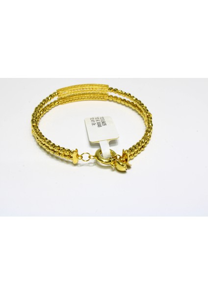 14 Ayar Altın Dorikalı Aynalı Kaburga Kelepçe Bilezik 12.41 gr fırsatları