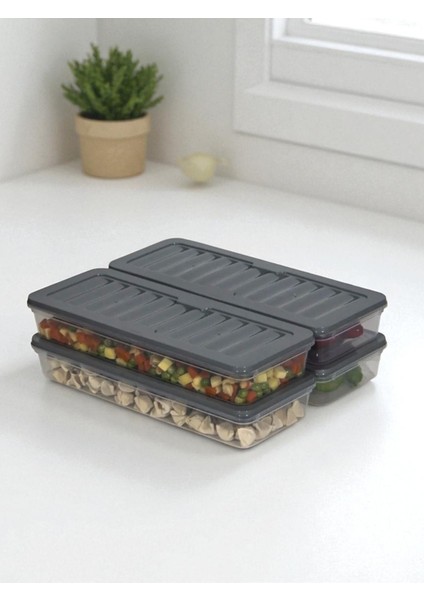 27'li 54 Parça Istiflenebilir Buzluk Düzenleyici Saklama Kabı Seti Derin Dondurucu Düzenleyici modelleri