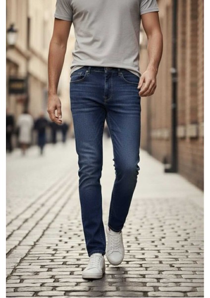 Oscar Slim Fit Kot Pantolon Lacivert fiyatları