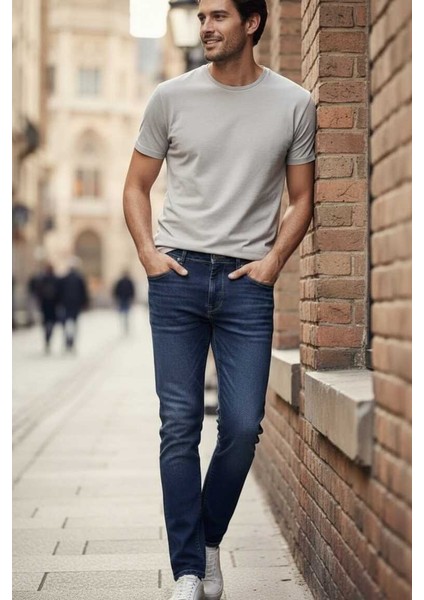 Oscar Slim Fit Kot Pantolon Lacivert fırsatları