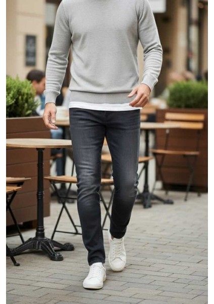 Rafael Slim Fit Kot Pantolon Antrasit fiyatları