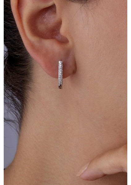 Zirkon Taşlı J Gümüş Küpe fiyatları