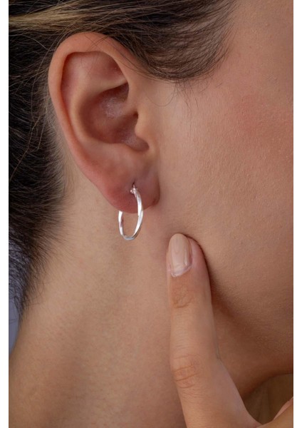 Burgu Model Rodyum Kaplama Kadın Gümüş Küpe fiyatları