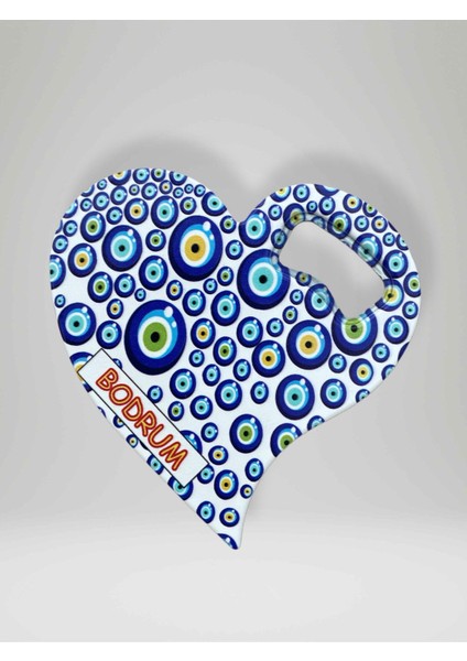 Bodrum Temalı Nazar Baskılı Magnet Şişe Açacağı Buzdolabı Süsü (KOD:917)