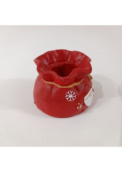 Rüzgarlı Atölye Noel Babalı Çuval Saksı-Mumluk fiyatları