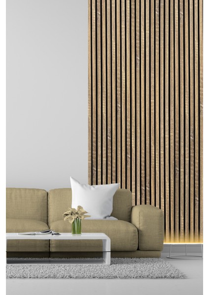 Mdf Ahşap Akustik Duvar Paneli 60X275 cm - Sonomo(Pvc) fiyatları