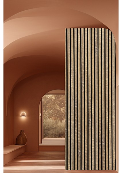 Mdf Ahşap Akustik Duvar Paneli 60X275 cm - Sonomo(Pvc) fırsatları