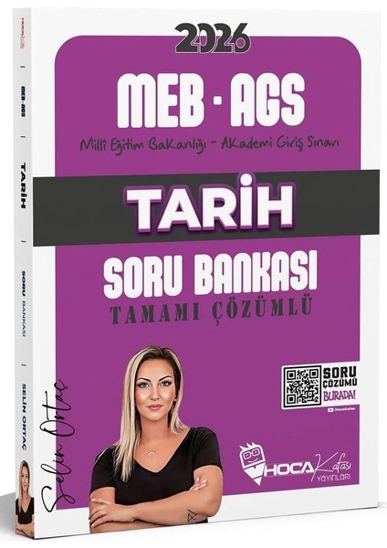 2026 Meb-Ags Tarih Soru Bankası Çözümlü - Selin Ortaç