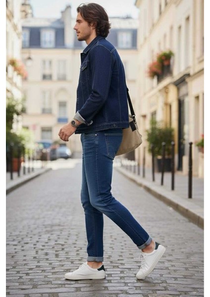 Jeremy Slim Fit Kot Pantolon Mavi modelleri