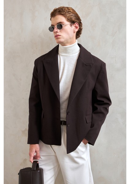 Erkek Oversize Blazer Ceket