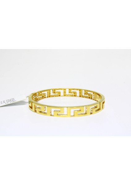 14 Ayar Altın Grek Tasarım Zigzag Model Kelepçe Bilezik 14.15 gr fiyatları