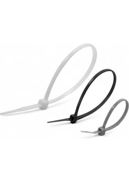 Uv Tork Kablo Bağı Cırt Kelepçe 7,6 MMX450 mm Siyah 100 'lü Paket