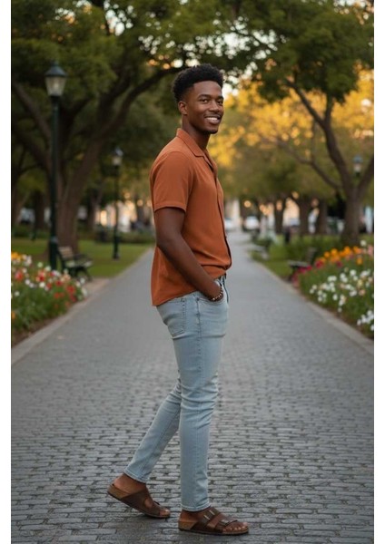 Andy Slim Fit Kot Pantolon Buz Mavisi modelleri