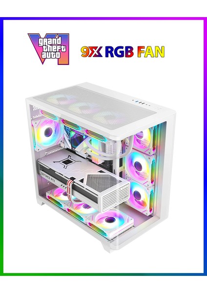 GTA-VI X32 Promax White 💎 Ryzen 7 5700X 32GB Ram 1TB M.2 Nvme SSD 8GB GDDR7 RTX5060 Ekran Kartı Oyuncu Masaüstü Bilgisayarı indirimleri