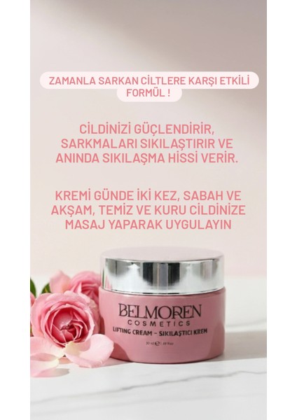 Sıkılaştırıcı ve Sarkma Karşıtı Vücut Bakım Kremi