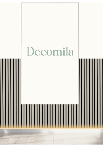 Mdf Ahşap Akustik Duvar Paneli 60X275 cm - Soft Gri (pvc) - Çizilmez fırsatları