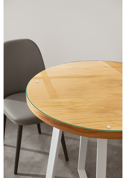 "yuvarlak Temperli Cam Masa Üstü | Şeffaf Dayanıklı Cam Tabla | Lüks ve Modern Tasarım" fiyatları