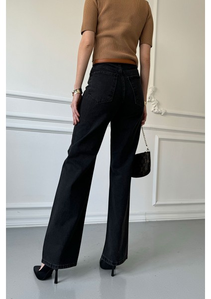 Taşlı Orijinal Jean- Antrasit