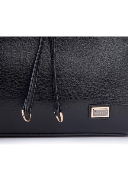 Kadın Ayarlanabilir Askılı Üç Gözlü Şık Çapraz Çanta Siyah Victoria fırsatları