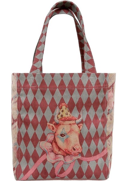 Kadın Vegan Çok Renkli Large Tote Bag - Abbie Tasarım fiyatları