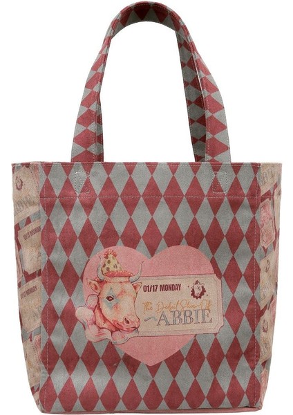 Kadın Vegan Çok Renkli Large Tote Bag - Abbie Tasarım fırsatları