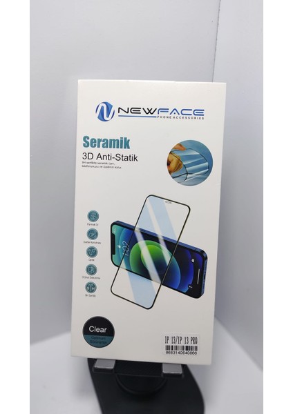 iPHONE 13 / 13 Pro ve 14 Ekran Koruyucu 9h Seramik 3D Anti-Statik fiyatları
