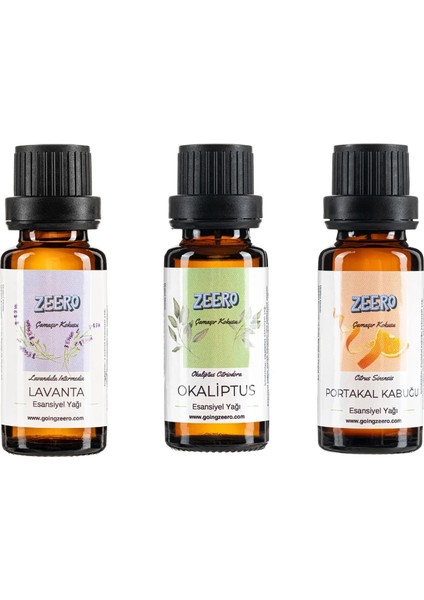 Çamaşır Kokusu 3'lü Esansiyel Yağ Seti 3X20 ml