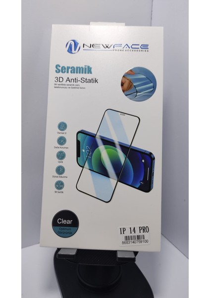 iPHONE 14 Pro Ekran Koruyucu 9h Seramik 3D Anti-Statik fiyatları