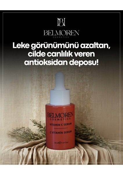 Leke Karşıtı Cilt Aydınlatıcı C Vitamini Serum 30 ml