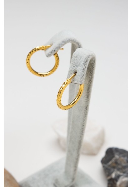 22 Ayar Kadın Halka Altın Küpe LKKP1337 fiyatları