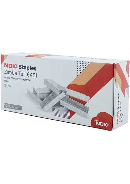 6451 Zımba Teli No:24/6 1000 Adet Beyaz 10 Adet fırsatları