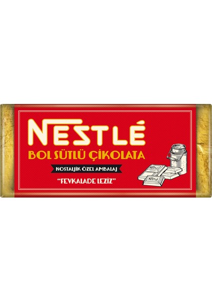 Bol Sütlü Çikolata Nostaljik Özel Ambalaj