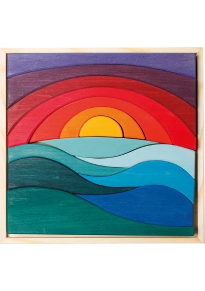 Waldorf Gün Batımı Kare Oyuncak