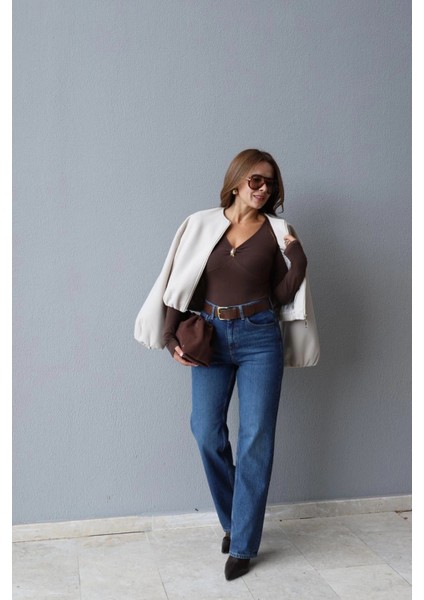 Mavi Taşlamalı Jean Pantolon fırsatları